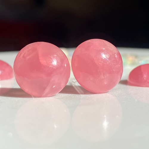 大粒✨インカローズ✨10mm✨1粒ピアス/イヤリング ✨天然石