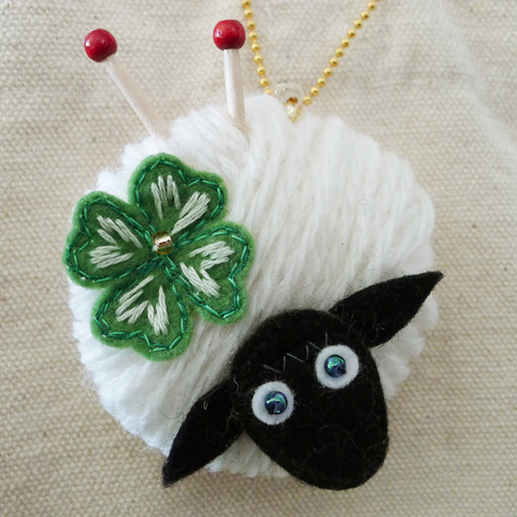 Lucky Charm with Clover : Sheep  - twelve zodiac series - 第1張的照片