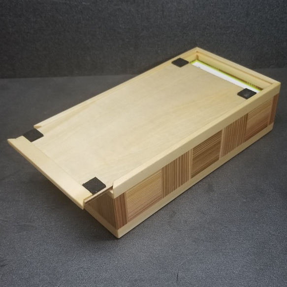 木 ティッシュ ケース BOX 3枚目の画像