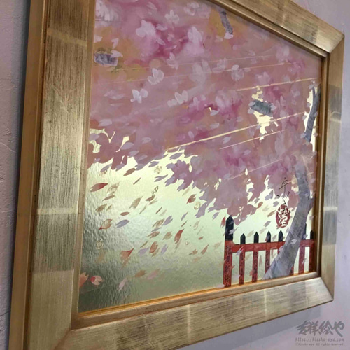 「良い眺め」絵画　ハンドメイド 楽天市場】サムトフト 絵画 絵 94.5×43cm【彼女の好きなハート雲
