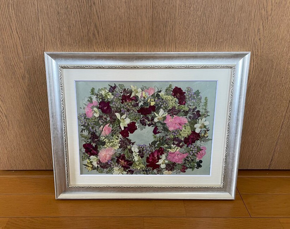 薔薇のリース・筒咲アナナスの花　 / 　Rose Wreath・Tubular Ananas 6枚目の画像