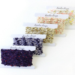 【iroami】あられ コットン 綿 コード テープ ヤーン 組紐 編み紐 ラッピング アクセサリー 日本製 1枚目の画像