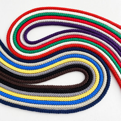 絹紐 「繭むすび」 約5mm×2m シルク100％ 超極太(丸) 全13色 絹糸 飾り紐 組紐 掛け紐 アクセサリー 2枚目の画像