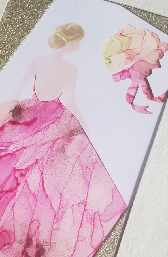 イルカ アルコールインク アルコールインクアート イルカ ブルー】 その他アート はっぴぃ