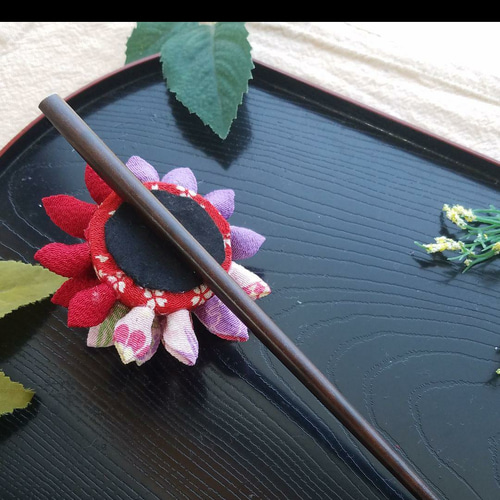 成人式髪飾りオーダー 暖かい かんざし 箸 花魁