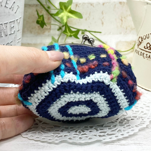 手のひらサイズがま口オーダー受付ページ Make your own pattern! ☆Let's make an original clasp purse
