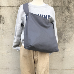 messenger bag【グレー】 2枚目の画像