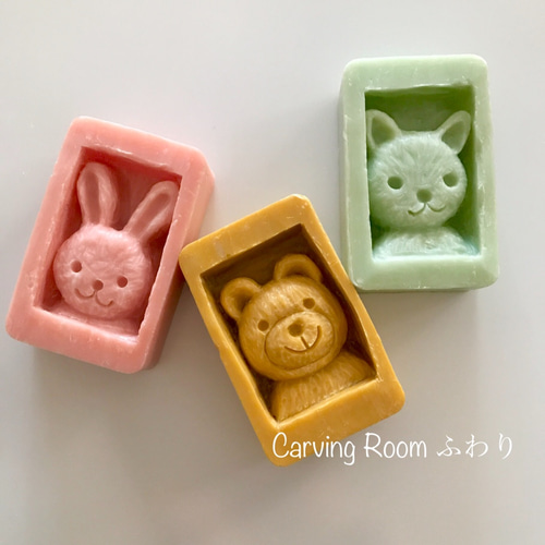 ソープカービング】マルセイユ石鹸の可愛いクマさんギフト 喜ばれる