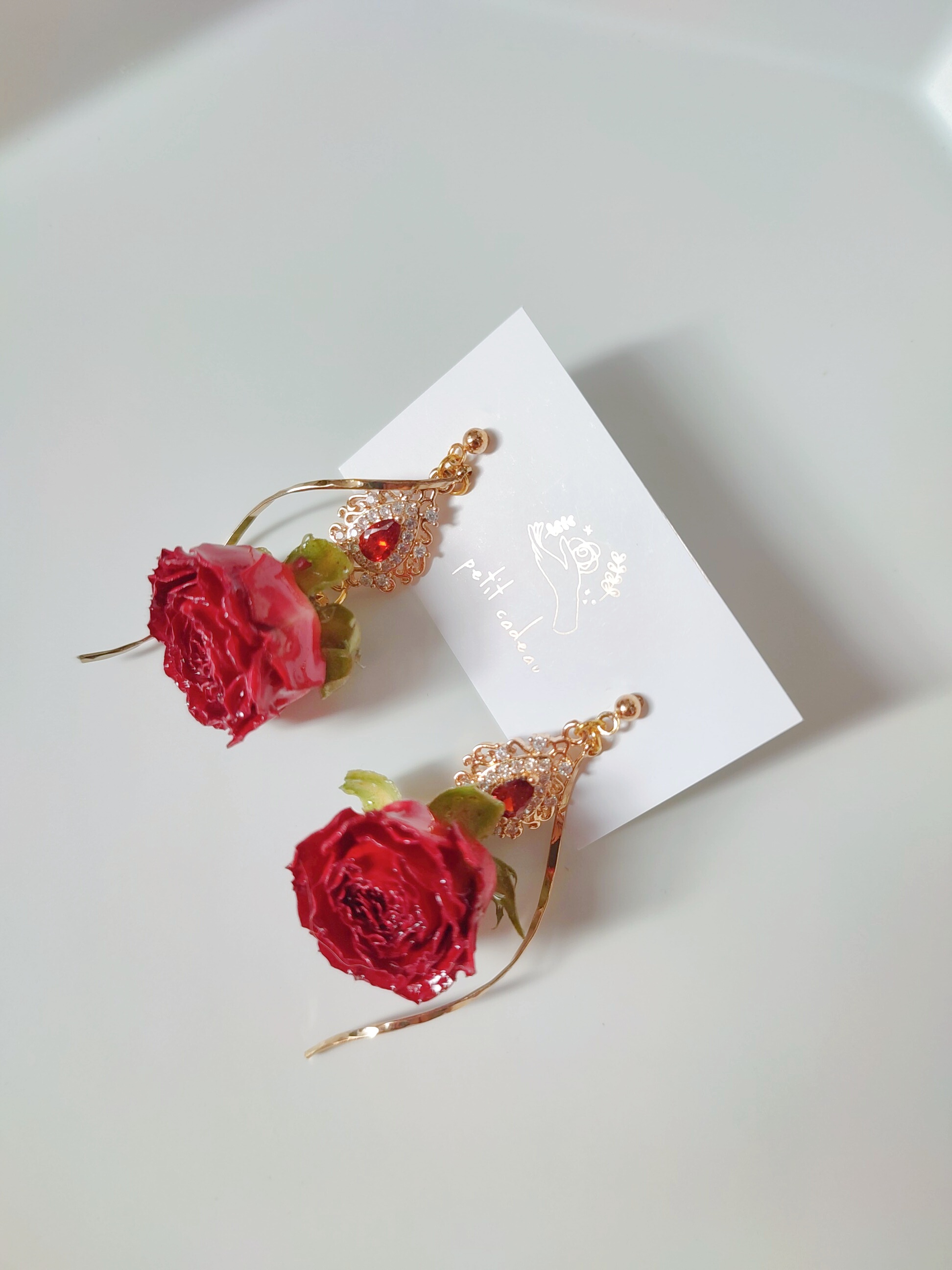 薔薇ピアス∗*゜ 薔薇 ピアス 薔薇、ピアス