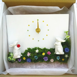 花時計【丘の上の白ウサギ】 6枚目の画像