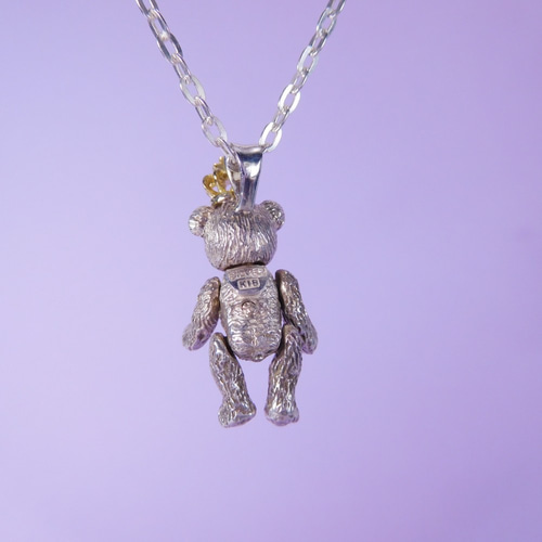 更に値下げしました！】「シルバー テディベア（20㍉）キング