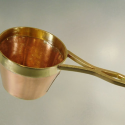 ロングタイプ　手作りコーヒー豆メジャースプーン　　（銅・ブロンズ・真鍮製） 5枚目の画像