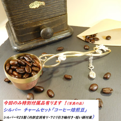 【値下げしました！！】セミ・ロングタイプ　手作り コーヒー 豆 メジャースプーン 『コーヒーの花』（銀・銅・真鍮製） 8枚目の画像
