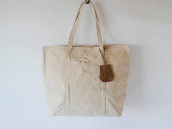 Clasicc Tote bag <Off white M > 2枚目の画像