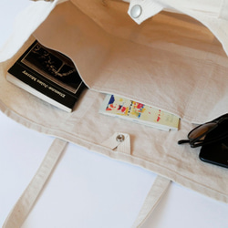 Clasicc Tote bag <Off white M > 9枚目の画像