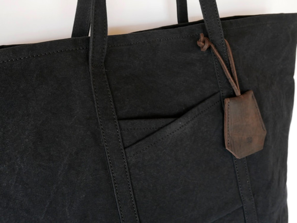 Clasicc Tote bag <Black L > 2枚目の画像