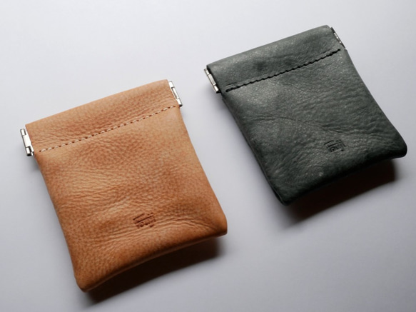 small leather case <alaska> natural(ナチュラル)　コインケース 1枚目の画像