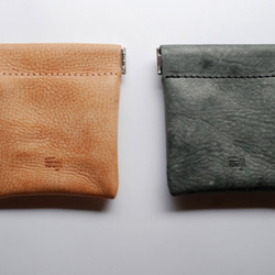 small leather case <alaska> natural(ナチュラル)　コインケース 2枚目の画像