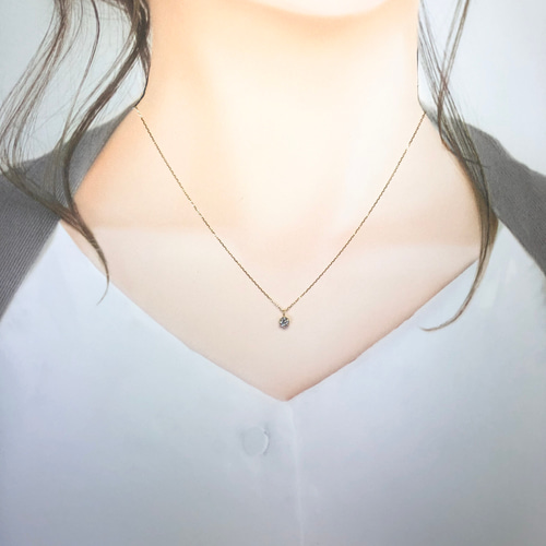 【ete】K18YG 0.15 ct ダイヤモンド ネックレス レイヤー] K18YG ダイヤモンド ネックレス（261136） ｜ women
