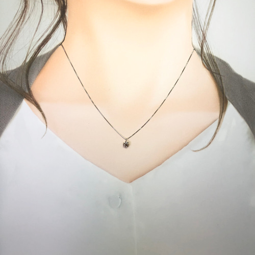 ひとつぶダイヤ～ PT 0.30ct ダイヤモンド ネックレス