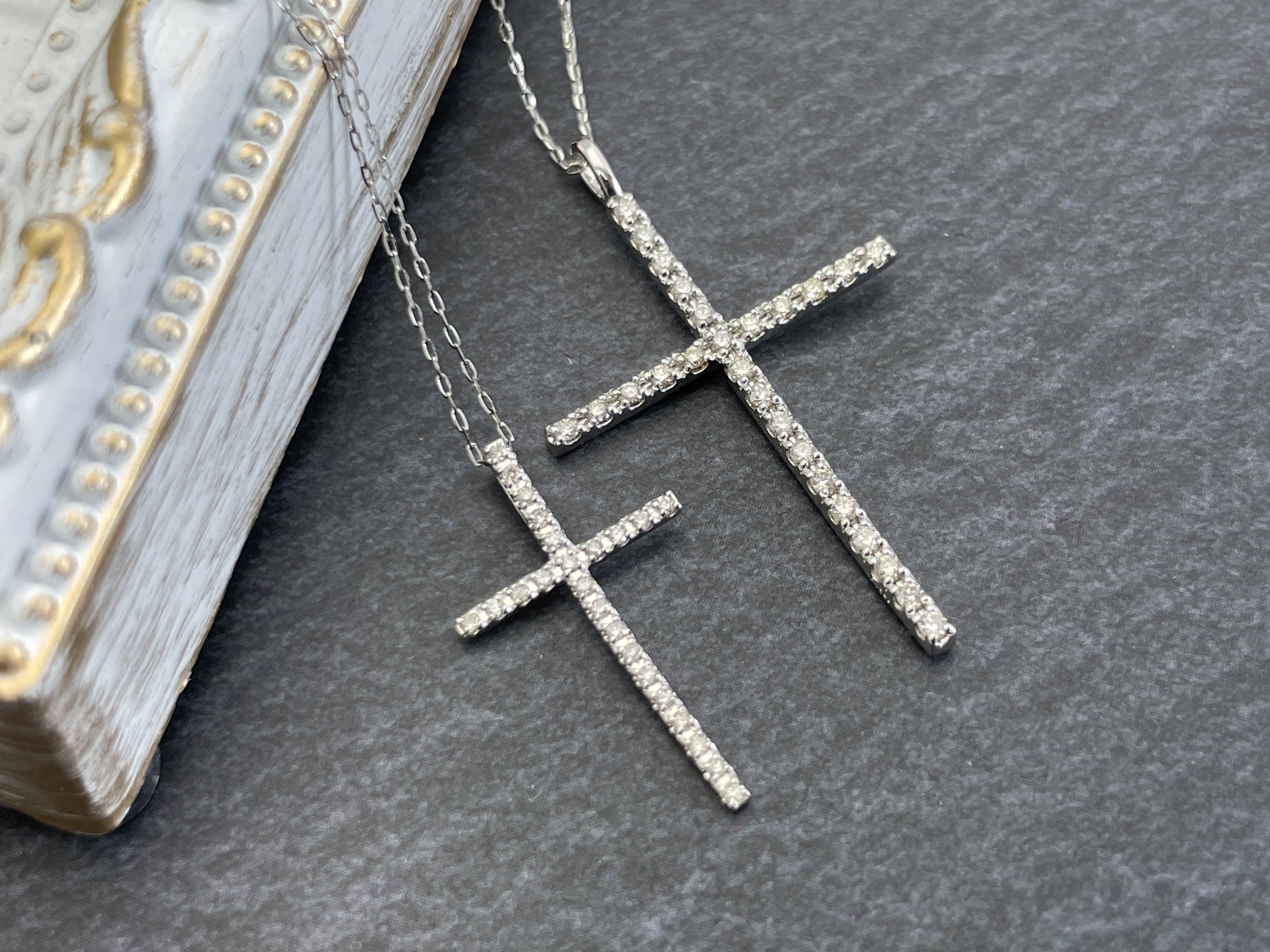 ～聖～  No2819/20  PT  ダイヤモンド  ペンダントネックレス