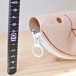 若鮎の吸水折り畳み傘ケース［折りたたみ傘カバー・傘袋］床革製 4枚目の画像