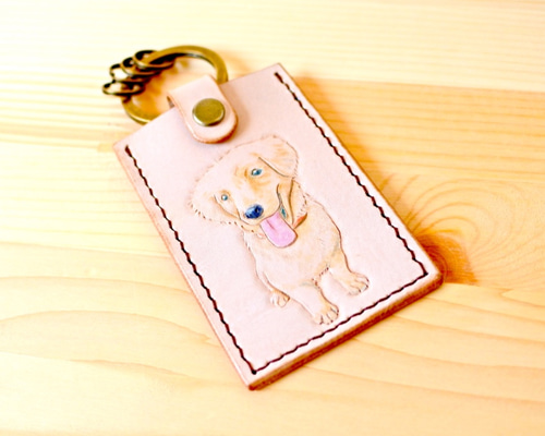 ペット肖像レザーアート｜ギフト用チャーム＆キーホルダー ペット肖像レザーアート｜ギフト用チャーム＆キーホルダー ペットの