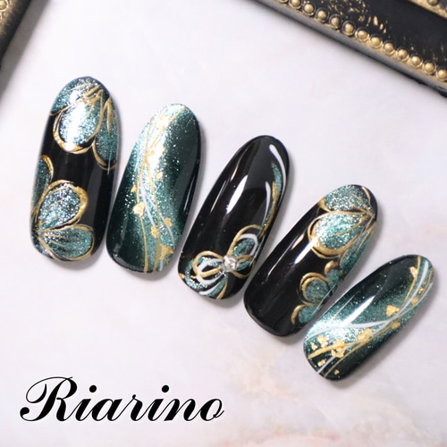 青×シルバーネイル その他ファッション雑貨 Riarino_nail 通販