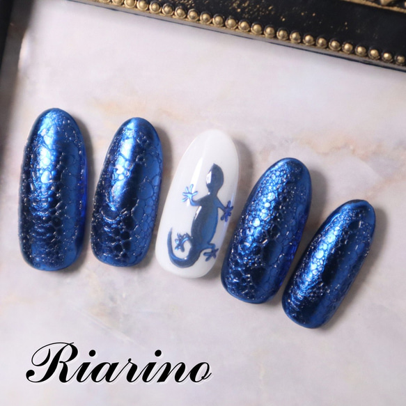トカゲ×バブルネイル その他ファッション雑貨 Riarino_nail 通販
