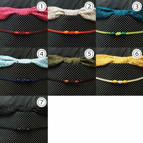 洗える 帯揚げ帯締めｾｯﾄ 2点ｾｯﾄ 選べる7色 花柄ﾚｰｽの帯揚 飾り紐