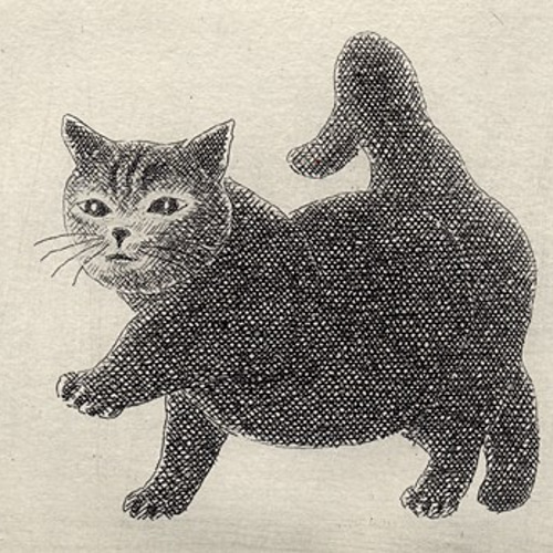 元気な子猫 / 銅版画 (作品のみ） 版画 Atelie Gray 通販