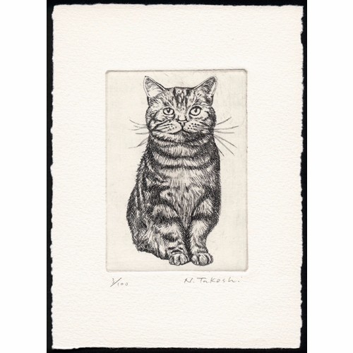 前向きな猫 / 銅版画 (額なし) 版画 Atelie Gray 通販 1304597 前向きな猫 / 銅版画 (額なし) 版画 Atelie Gray 通販 1304597