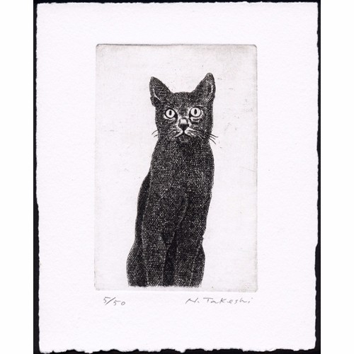 超かわいい〜！猫モチーフ 銅版画