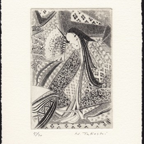 額縁付DOODLES 版画
