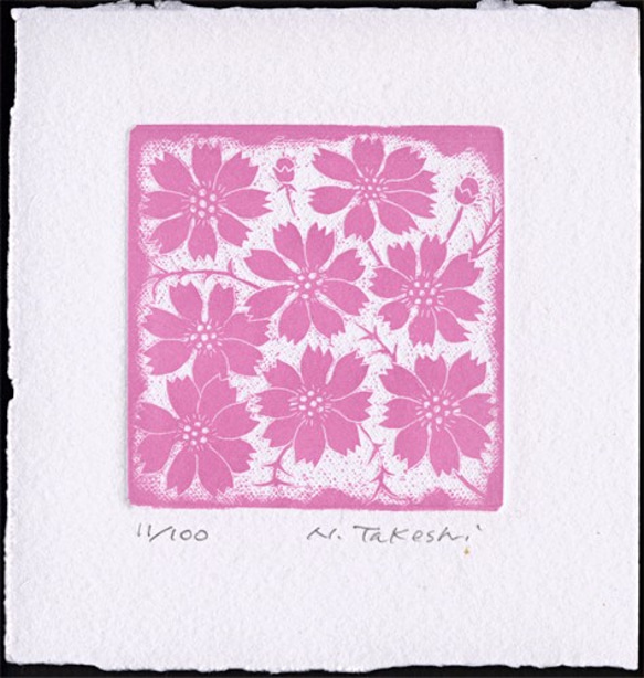 コスモス（2016A）/銅版画 (作品のみ） 版画 Atelie Gray 通販 2762143