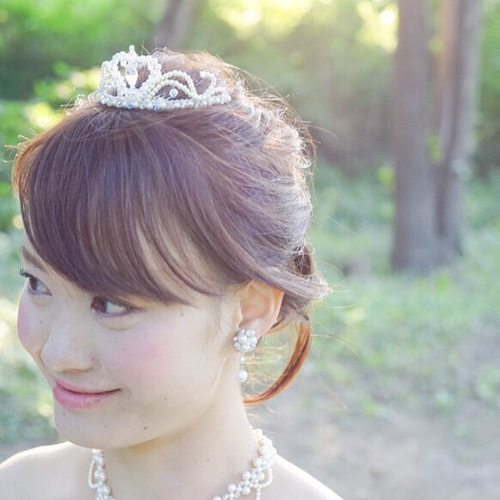 aurora(ファッション) ミニクラウンティアラ 147 日本製 国産