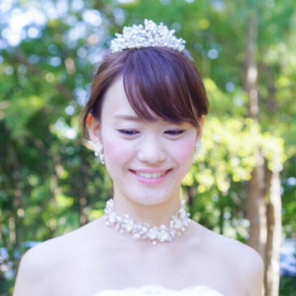 小花のシャワーミニティアラ