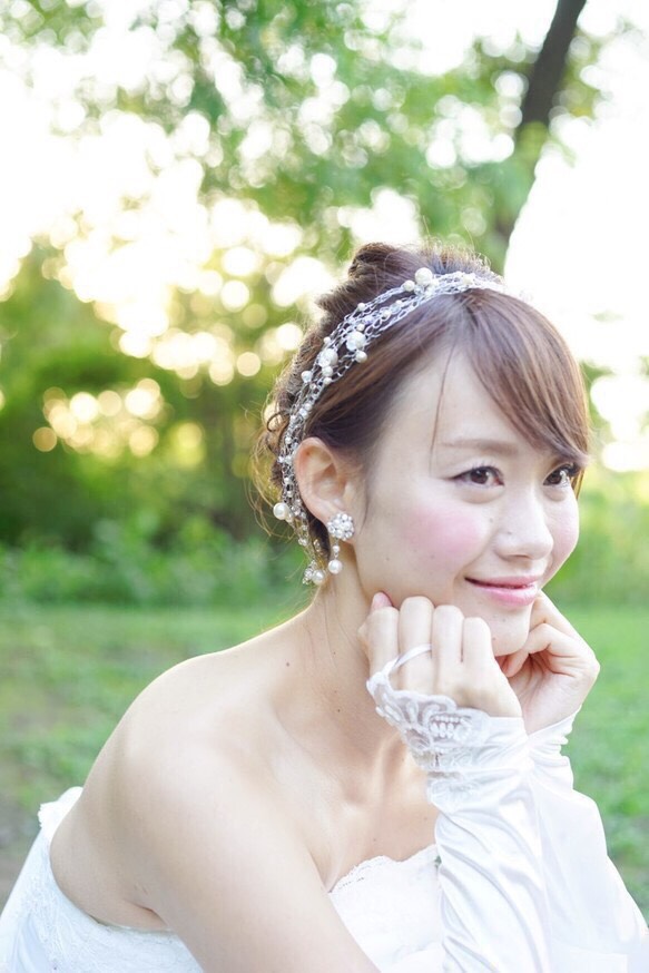 ワイヤーチェーンのヘアラリエット