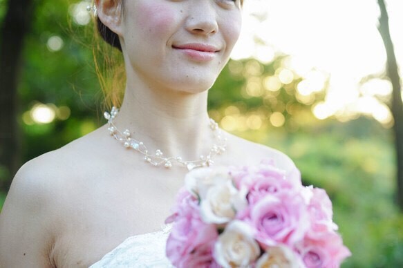 小枝のワイヤーネックレス