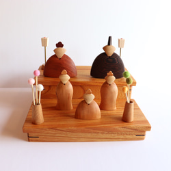 木製 雛人形 サリュ salut!（サリュ!）の「木製雛人形セット／ひなまつり（）」 - WEAR