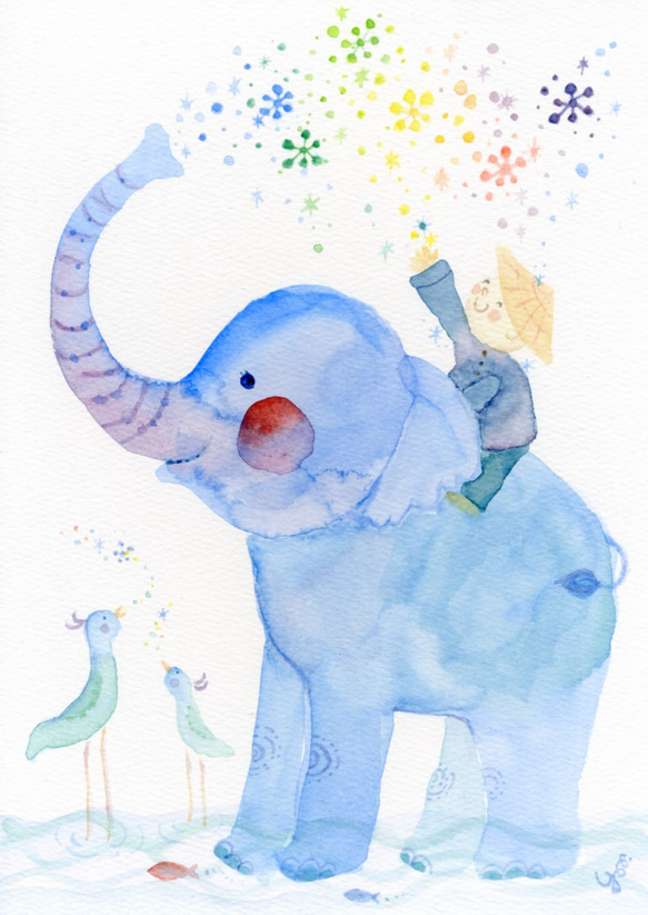 水彩画　イラスト　アート　原画　私が守りたいもの 水彩画 イラスト アート 原画 私が守りたいもの 水彩画 イラスト