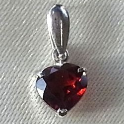 プラチナ*ガーネットのペンダントトップ ペンダントトップ coming