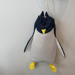 ペンギン巾着袋☆ハンドメイドオーダー 5ddfd57b823f944671bfc8626ae822