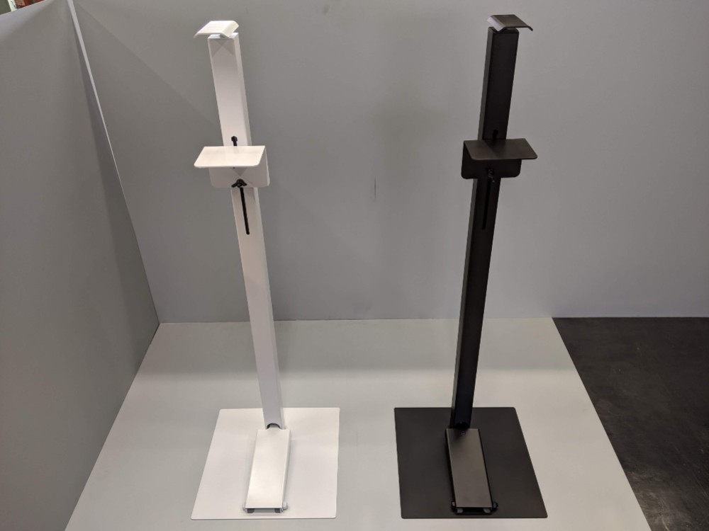 足踏み式消毒液スタンド(マット塗装)