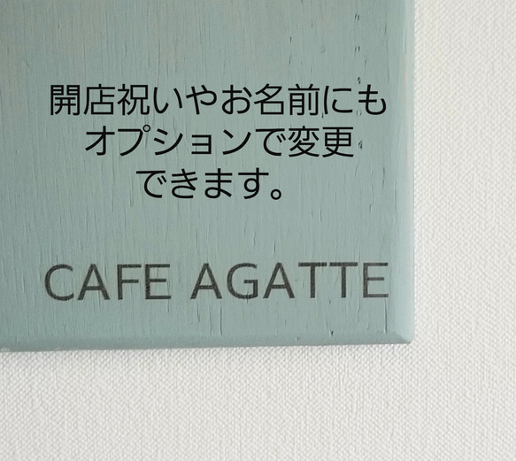 ボードのみ【M】　ミモザドライフラワー　　オーダー文字　プレゼント　アンティーク 3枚目の画像