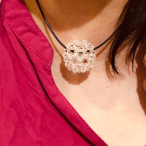 神聖幾何学フラーレンネックレス ネックレス・ペンダント fullerene