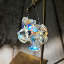 レインボー✨クリスタル 水晶 ダブルポイント 天然石 東洋占星術師の娘