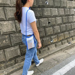 bag-A/W  《【blue】》夏にピッタリ　メッシュのサコッシュ 5枚目の画像