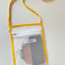 bag-A/W  《【yellow】》夏にピッタリ　メッシュのサコッシュ 1枚目の画像