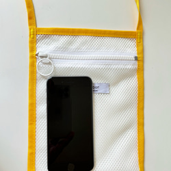 bag-A/W  《【yellow】》夏にピッタリ　メッシュのサコッシュ 2枚目の画像